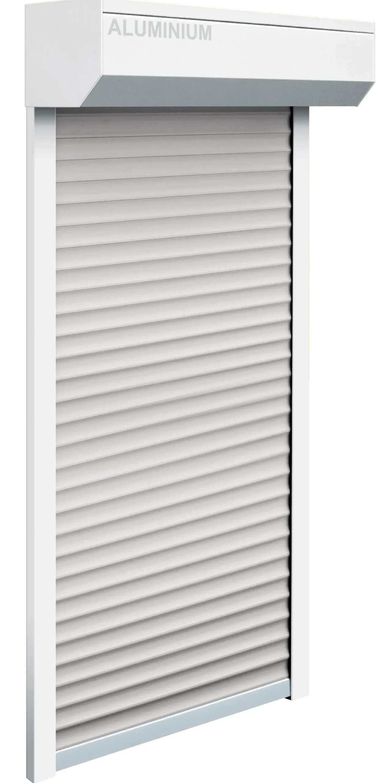 Schellenberg SB-Vorbau-Rollladen 130 x 140 cm, 45° Kasten, weiß