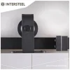 Schiebetürsystem 200 cm Basic Top, schwarz