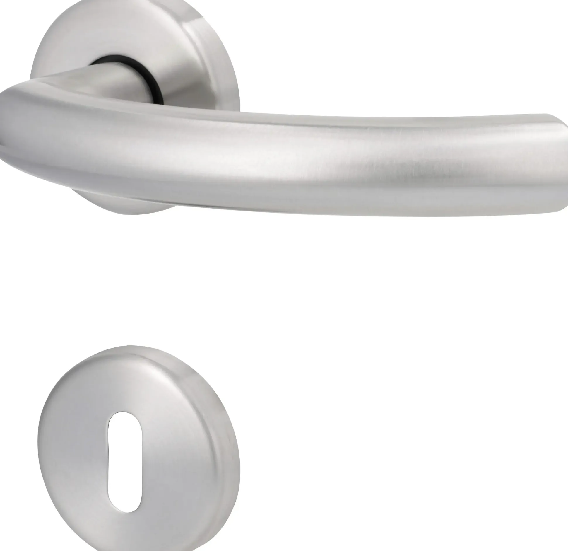 Südmetall Türgriff-Garnitur Rosette Jillian BB Edelstahl satiniert silber Ø 55 mm