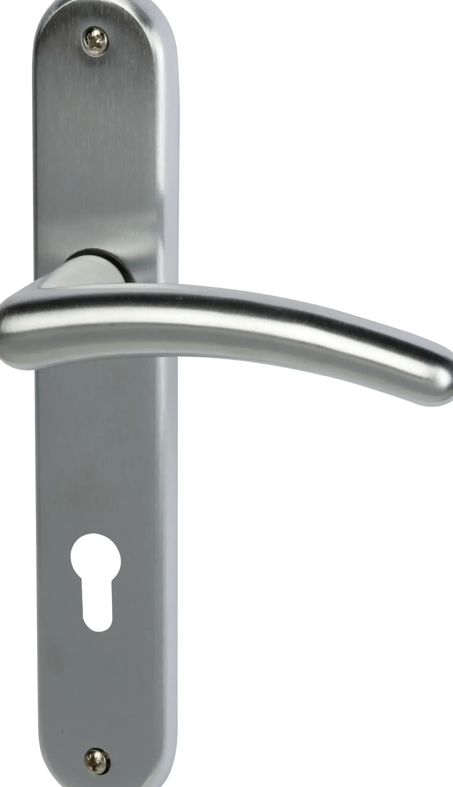 Südmetall Türgriff-Garnitur Langschild Franziska PZ Messing beschichtet/satiniert silber 225 x 40 mm