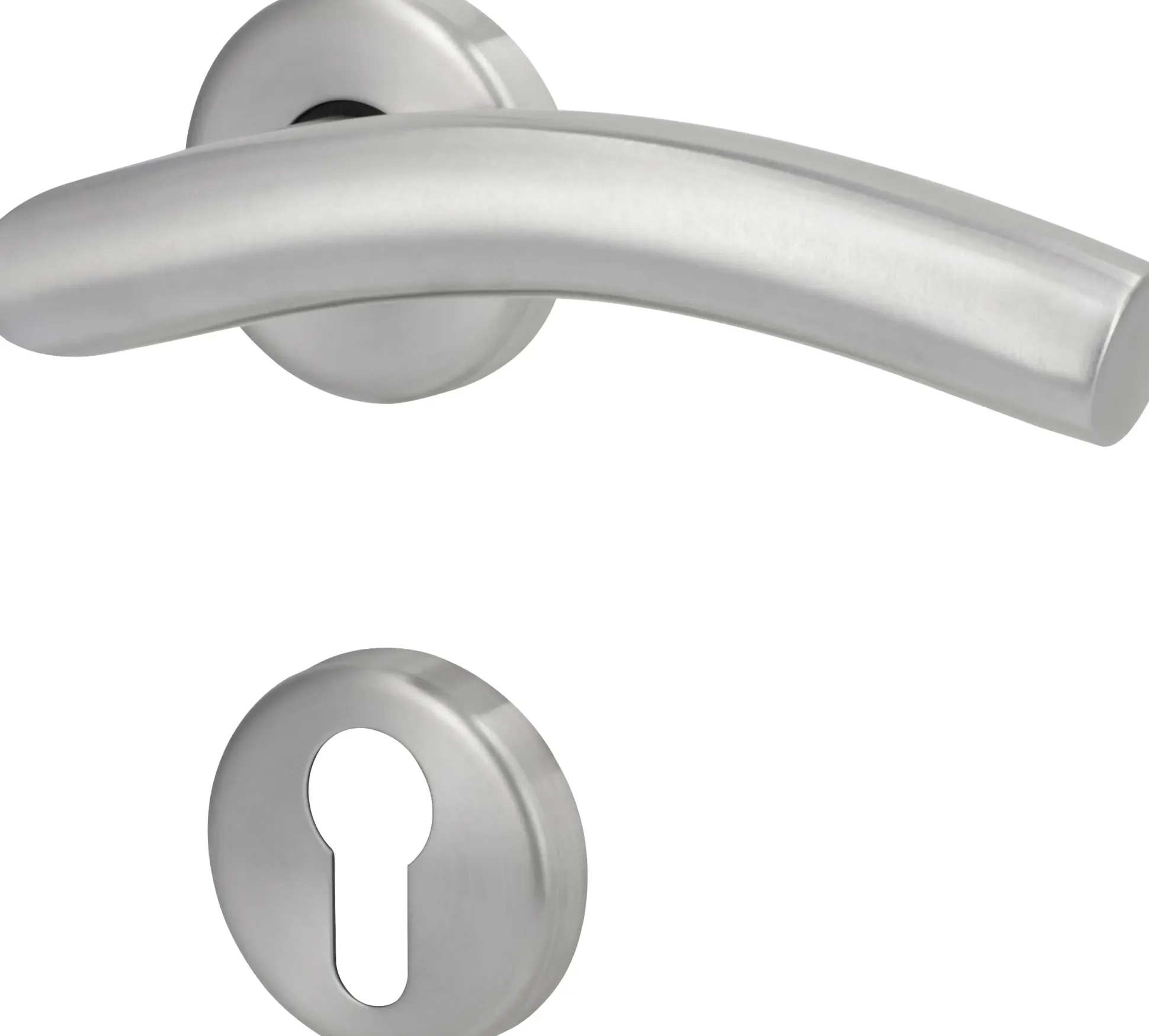 Südmetall Türgriff-Garnitur Rosette Mauritius PZ Edelstahl satiniert silber Ø 50 mm