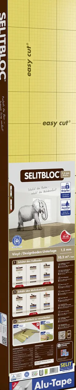 Selitbloc GripTec Vinyl- Designboden-Unterlage Faltplatte 1,5 mm stark