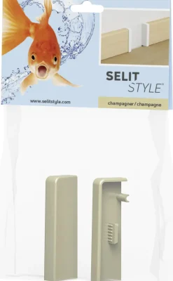 SELITSTYLE Endkappen champagner Höhe 50 mm 2 Stück
