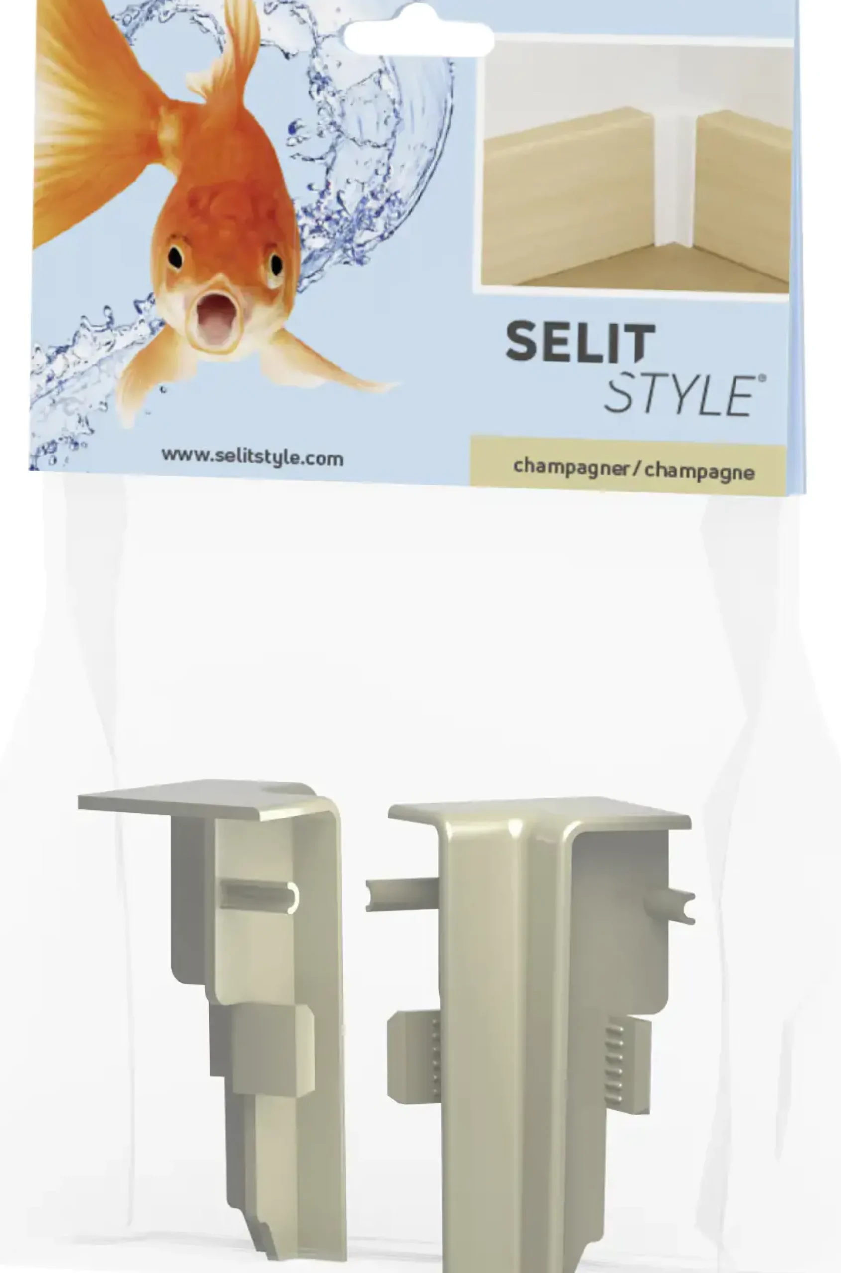 SELITSTYLE Innenecke champagner Höhe 50 mm