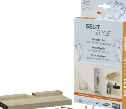 SelitStyle Montageset ausreichend für ca. 10 m Sockelleisten
