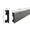 SELITSTYLE Sockelleiste FBL50 Eiche Ambiente 2000 x 50 x 15 mm wasserfest