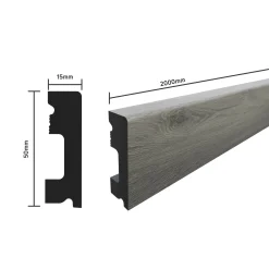 SELITSTYLE Sockelleiste FBL50 Eiche Ambiente 2000 x 50 x 15 mm wasserfest