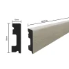 SELITSTYLE Sockelleiste FBL50 Eiche Exklusiv 2000 x 50 x 15 mm wasserfest