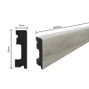 SELITSTYLE Sockelleiste FBL50 Eiche Natur 2000 x 50 x 15 mm wasserfest