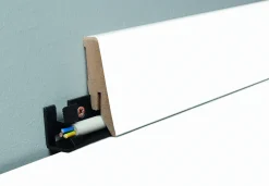 Sockelleiste 2600 x 58 x 18 mm Uni weiss gerade
