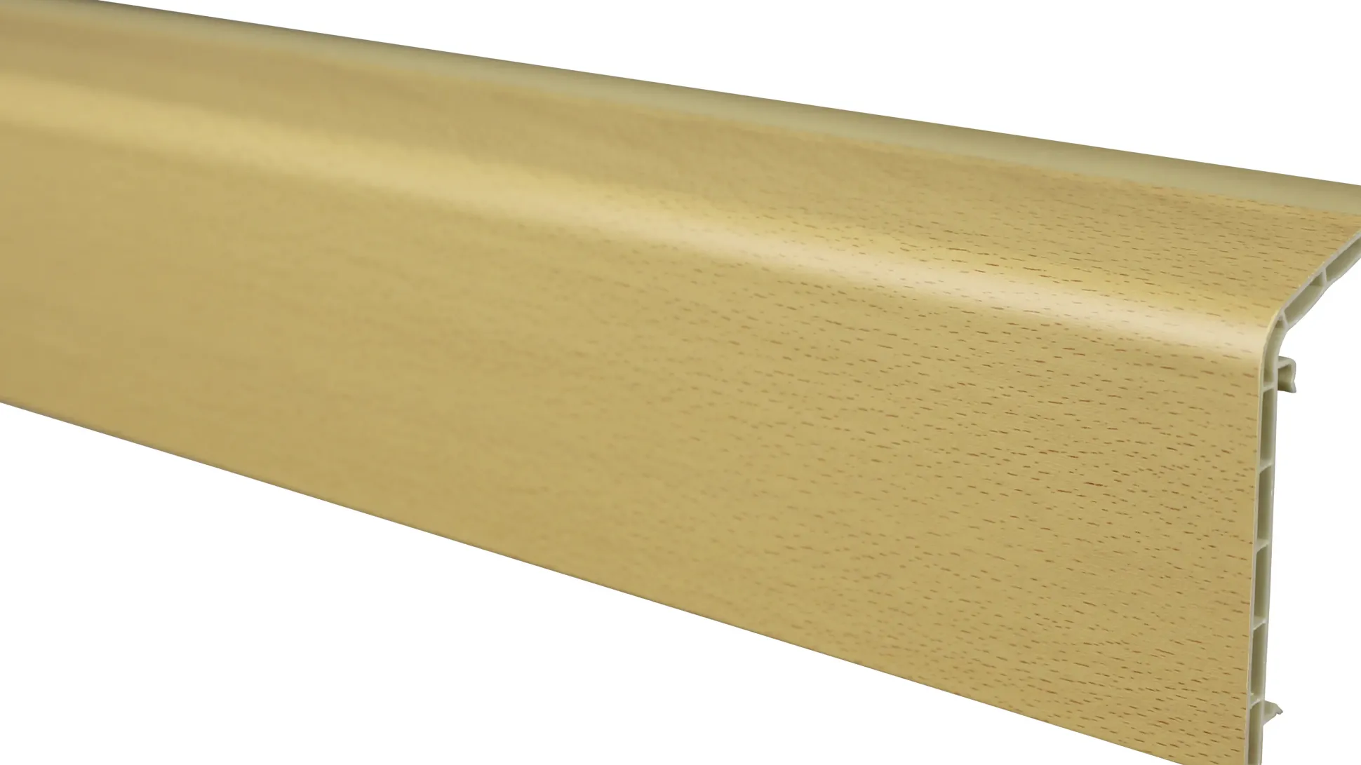 Sockelleiste mit Dichtlippe 2 m, Buche 30