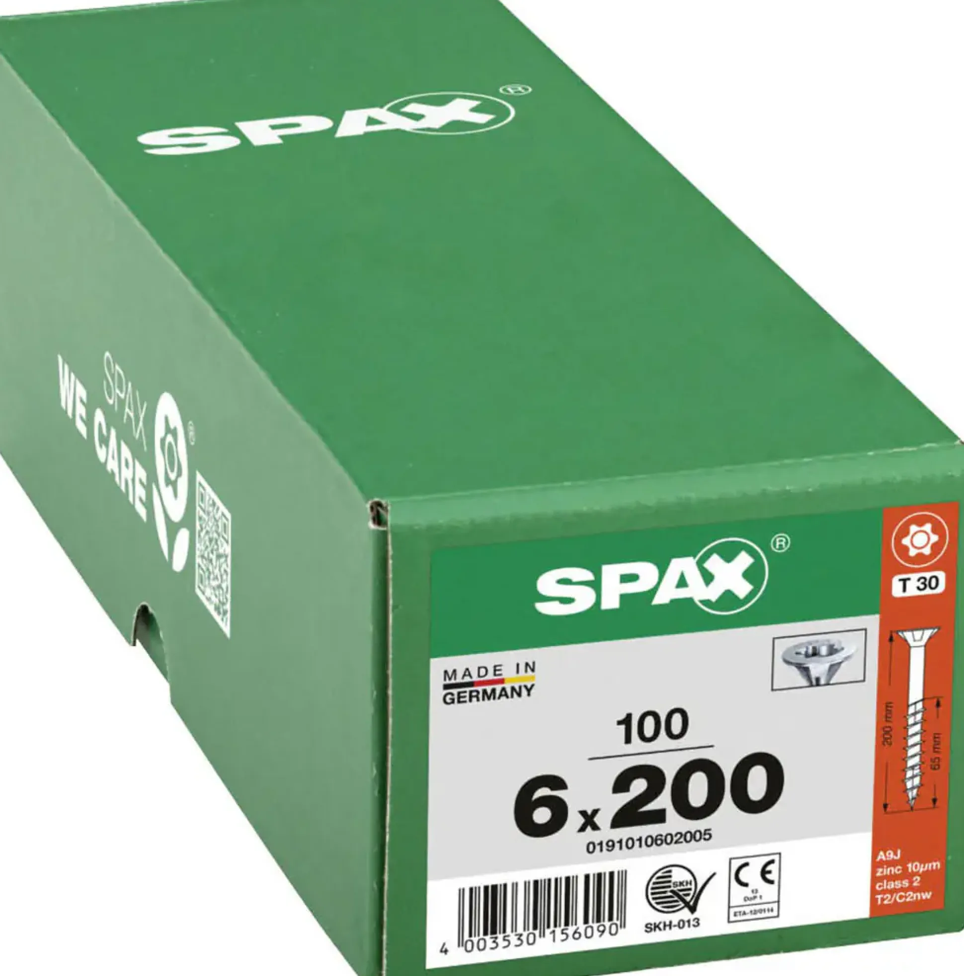 Spax Universalschrauben 6 x 200 mm T20 Teilgewinde - 100 Stk.