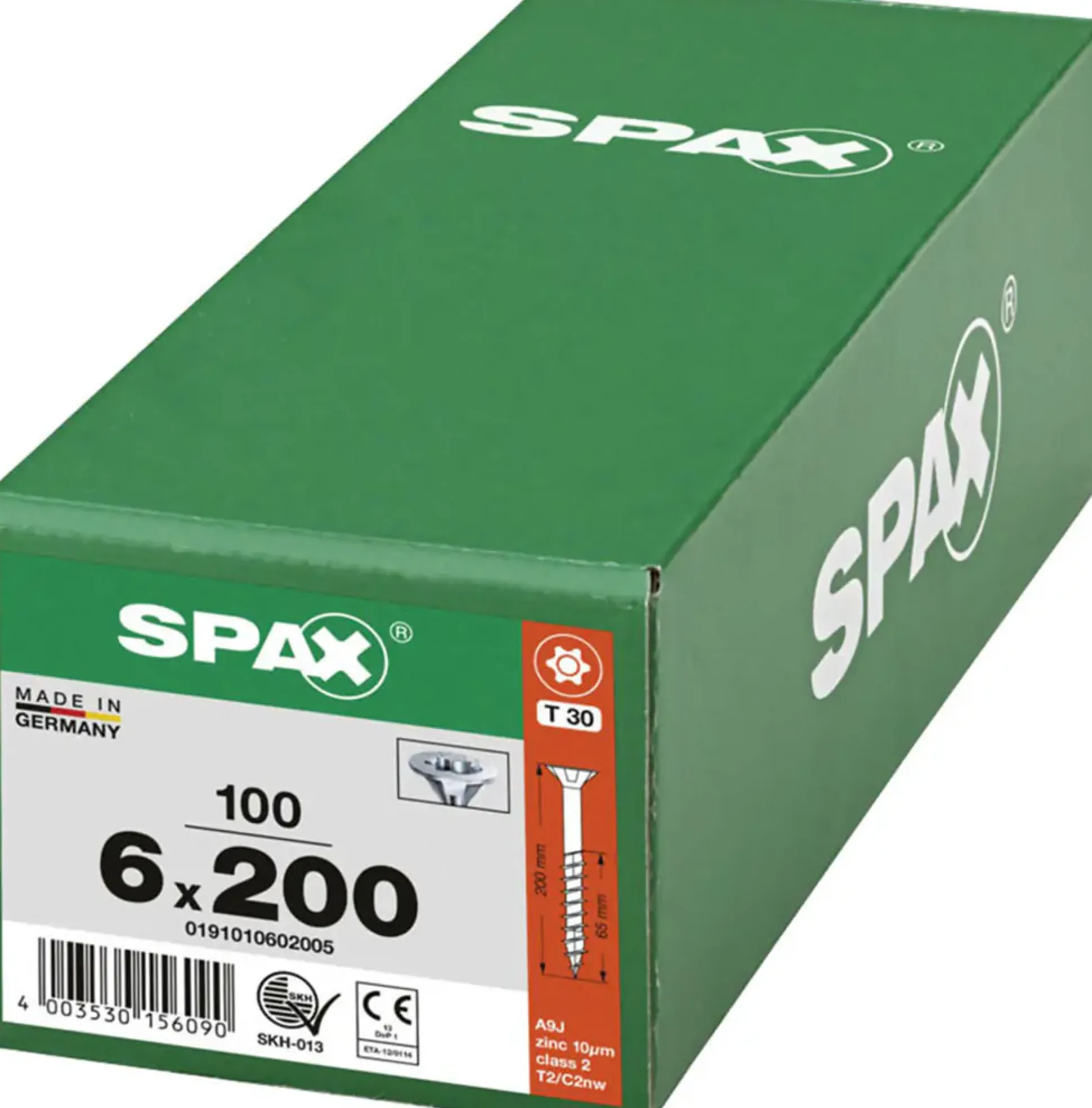 Spax Universalschrauben 6 x 200 mm T20 Teilgewinde - 100 Stk.