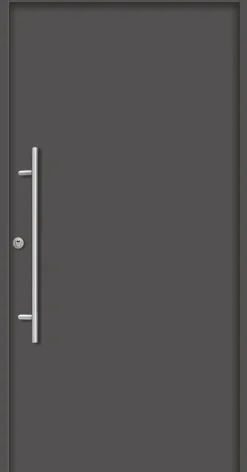 Splendoor Haustür Passivedoor Premium B05 RC2 Anthrazit DIN Links 110 x 210 cm