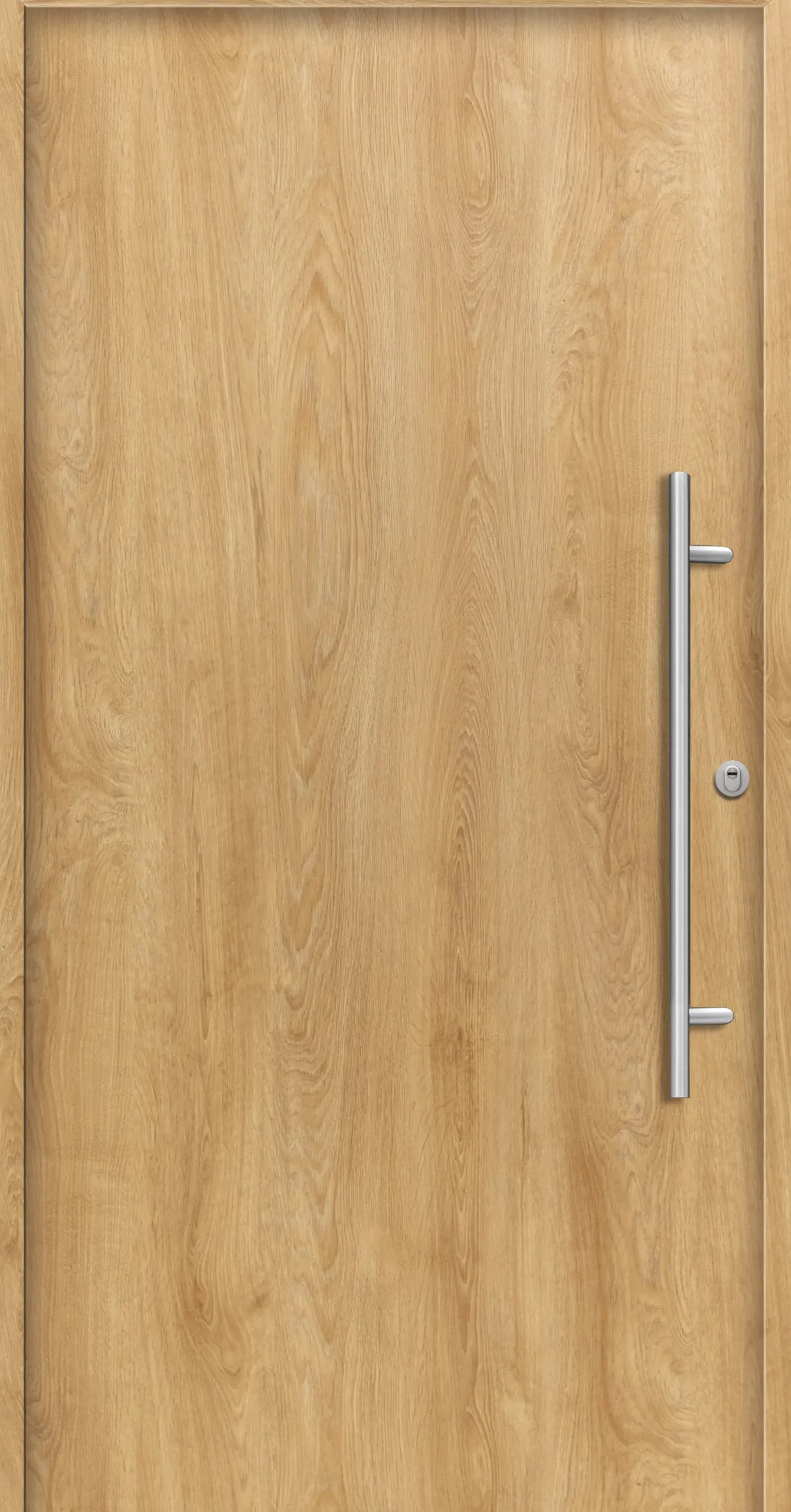 Splendoor Haustür Passivedoor Premium B05 RC2 Eiche Natur DIN Rechts 110 x 210 cm