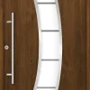 Splendoor Haustür Passivedoor Premium P14 RC2 Nussbaum DIN Links 100 x 210 cm