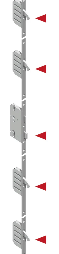 Splendoor Haustür Passivedoor Premium B03 RC2 Anthrazit DIN Links 110 x 210 cm