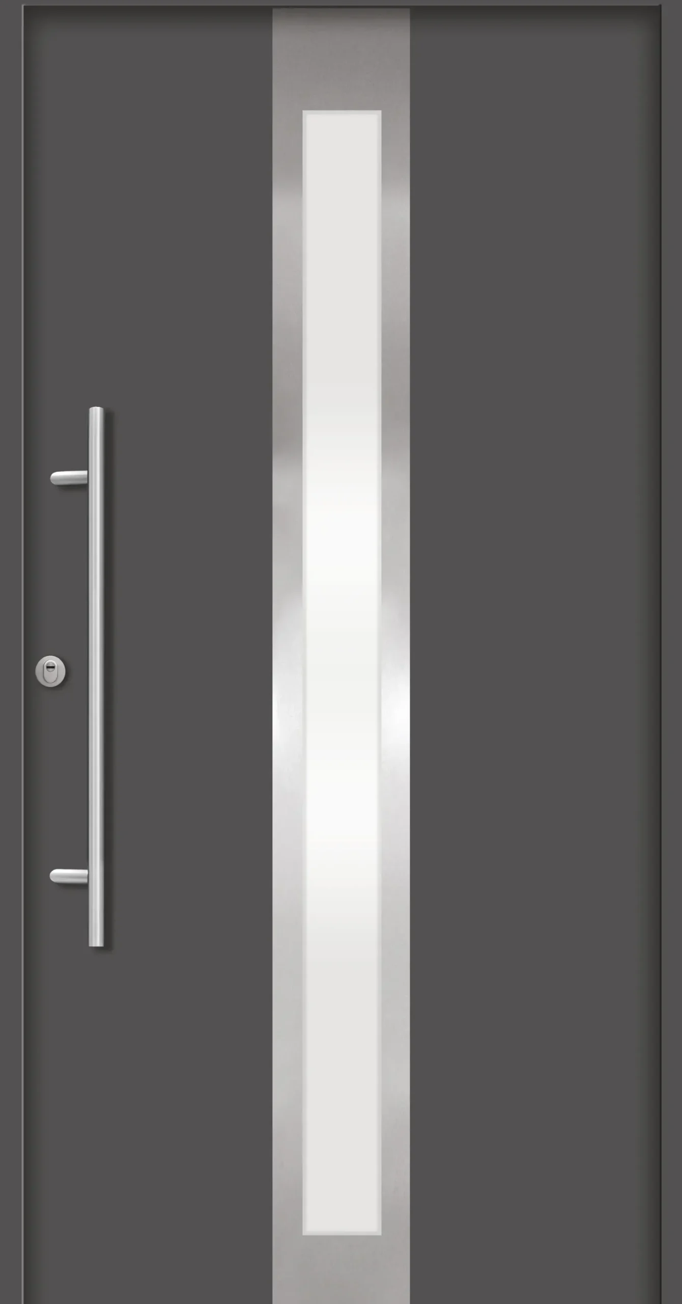 Splendoor Haustür Passivedoor Premium B01 RC2 Anthrazit DIN Links 110 x 210 cm