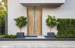 Splendoor Haustür Passivedoor Premium B01 Eiche Natur DIN Links 110 x 210 cm