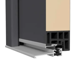 Splendoor Haustür Passivedoor Premium P14 Anthrazit DIN Links 110 x 210 cm