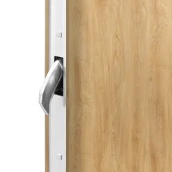 Splendoor Haustür Passivedoor Premium B06 RC2 Eiche Natur DIN Rechts 110 x 210 cm