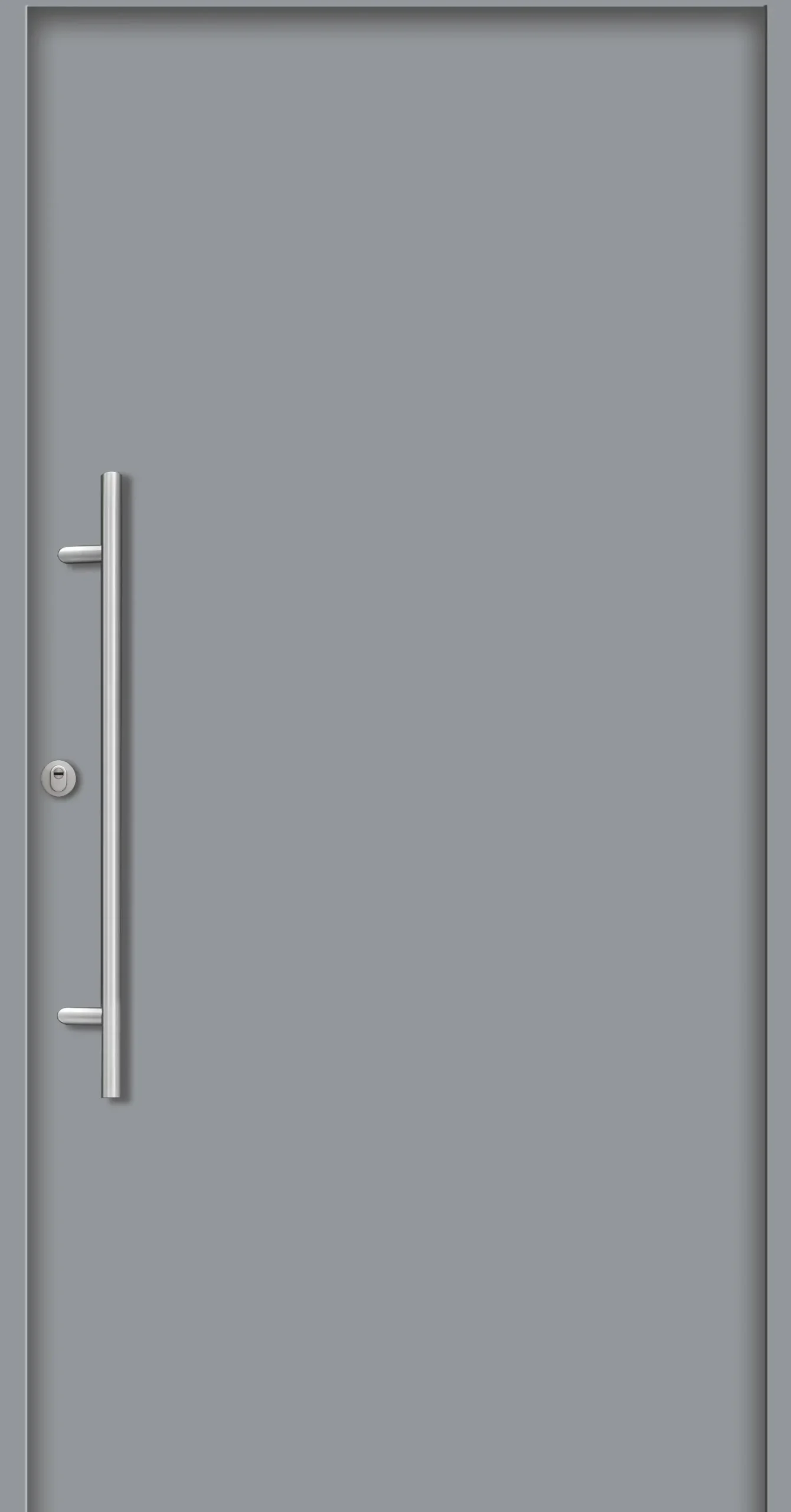 Splendoor Haustür Passivedoor Premium B05 RC2 Grau DIN Links 110 x 210 cm