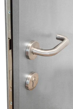 Splendoor Haustür Passivedoor Premium B07 RC2 Grau DIN Links 110 x 210 cm