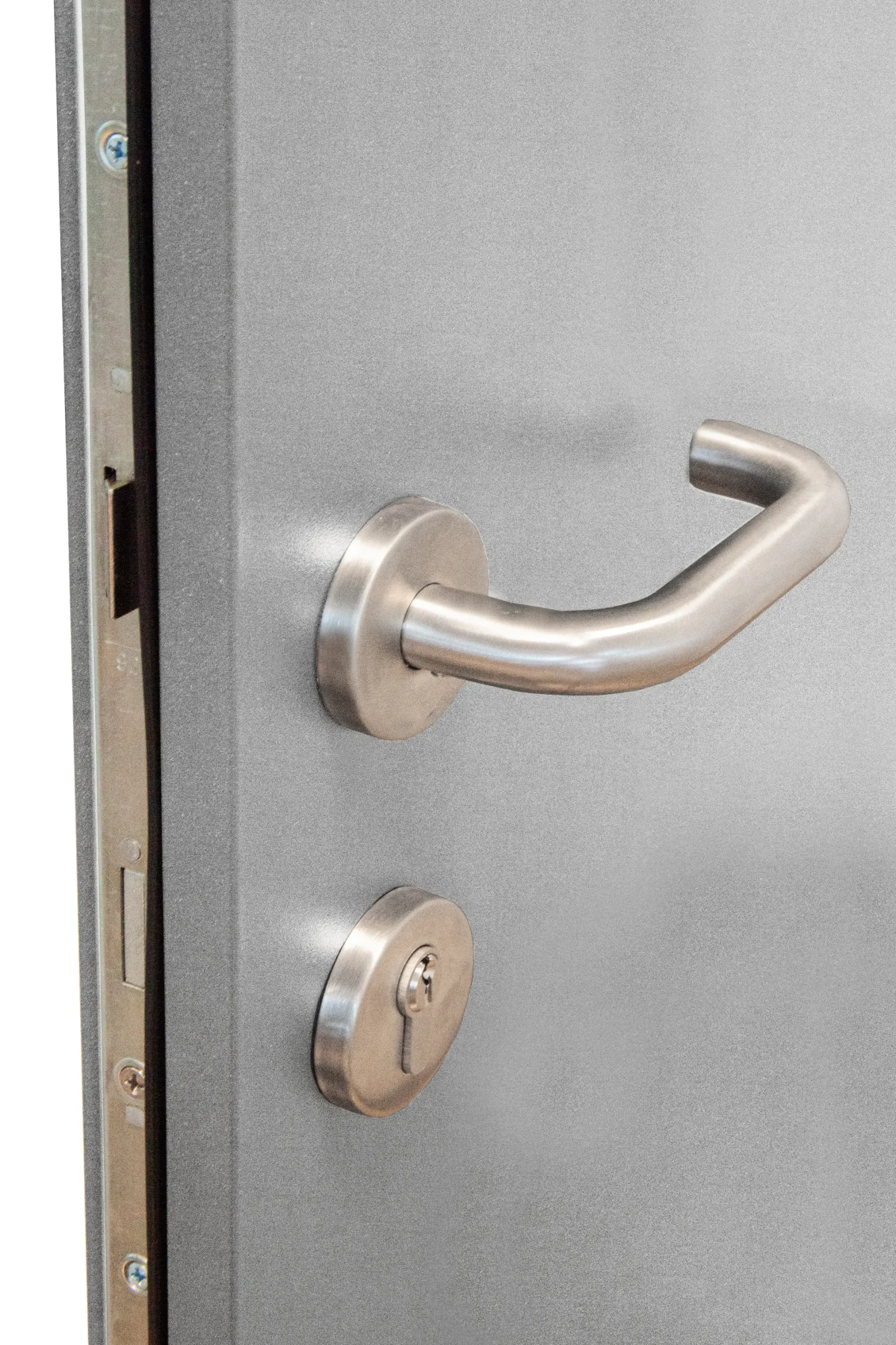 Splendoor Haustür Passivedoor Premium B07 RC2 Grau DIN Links 110 x 210 cm