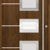 Splendoor Haustür Passivedoor Premium B03 RC2 Nussbaum DIN Rechts 110 x 210 cm