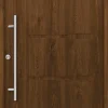 Splendoor Haustür Passivedoor Premium H1 Nussbaum DIN Links 110 x 210 cm