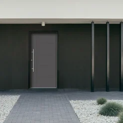 Splendoor Haustür Passivedoor Premium H1 Anthrazit DIN Links 110 x 210 cm