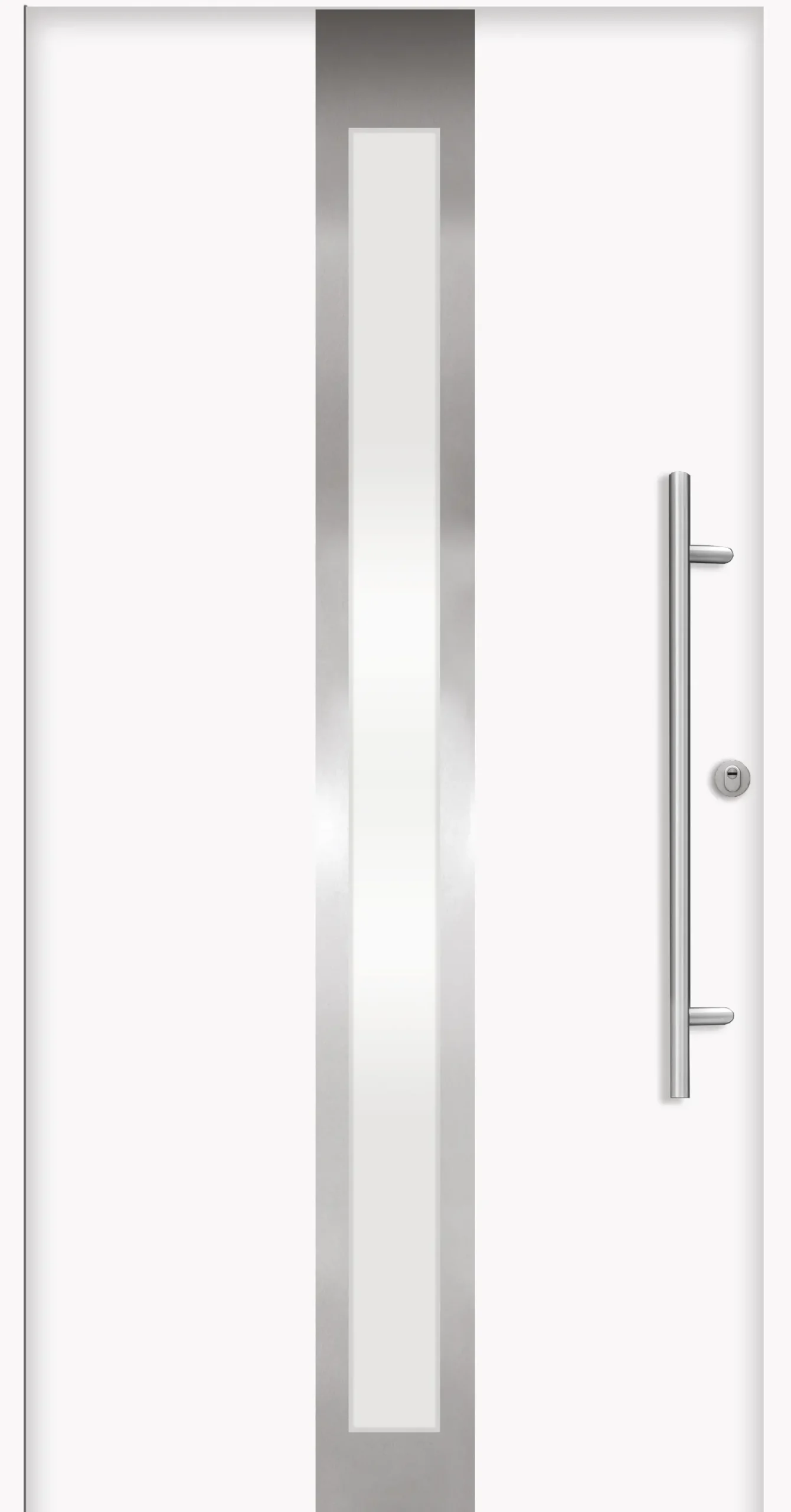 Splendoor Haustür Passivedoor Premium B01 RC2 Weiß DIN Rechts 110 x 210 cm
