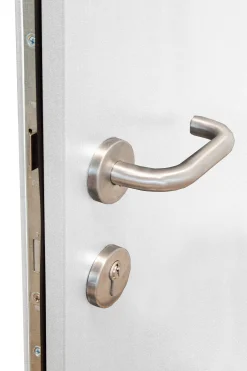 Splendoor Haustür Passivedoor Premium B07 RC2 Weiß DIN Links 110 x 210 cm