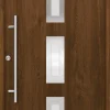 Splendoor Haustür Passivedoor Premium B02 Nussbaum DIN Links 110 x 210 cm