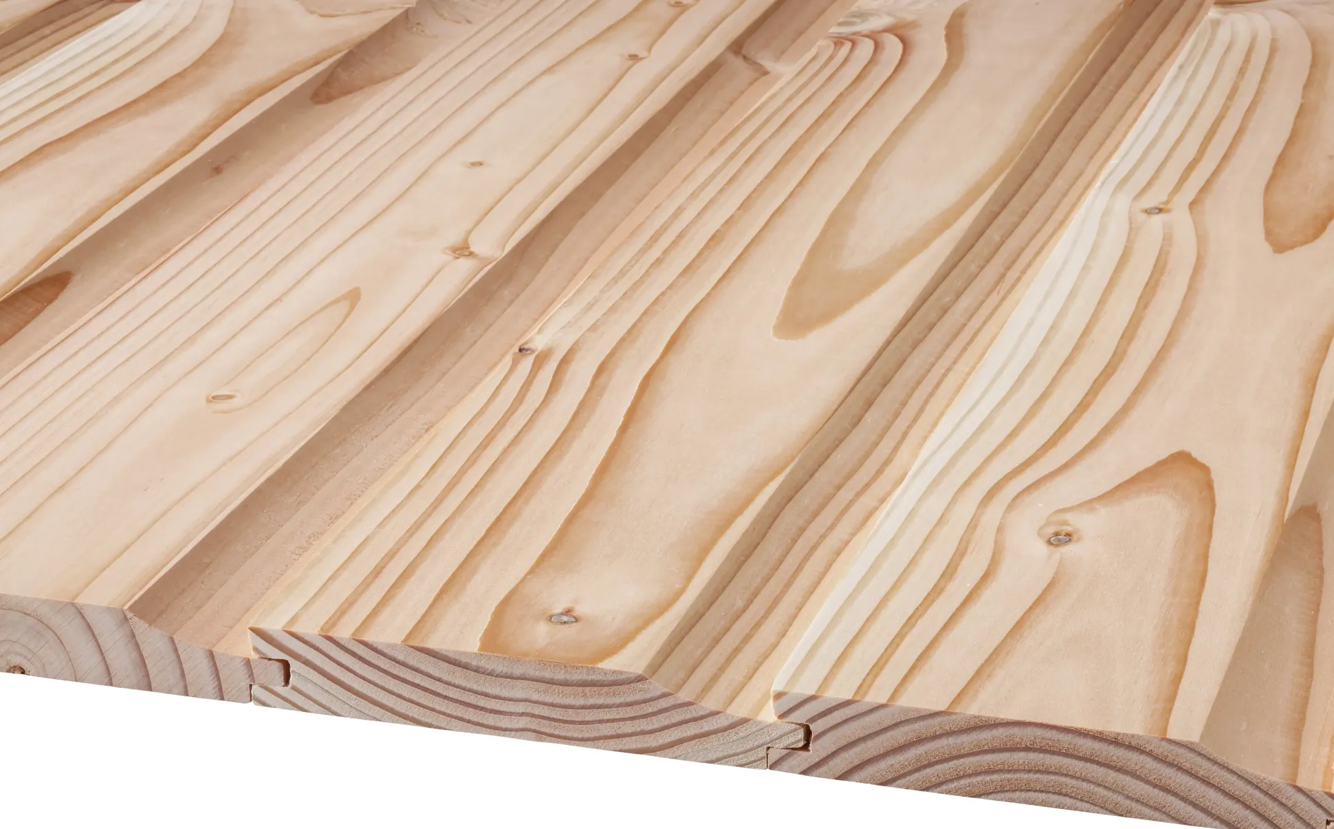 Stülpschalung Douglasie 250 x 12,1 cm 19 mm A B-Sortierung gehobelt