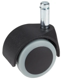 Stuhlrolle Ø 50 mm für empfindliche Böden mit Stift Tragkr. 40 kg