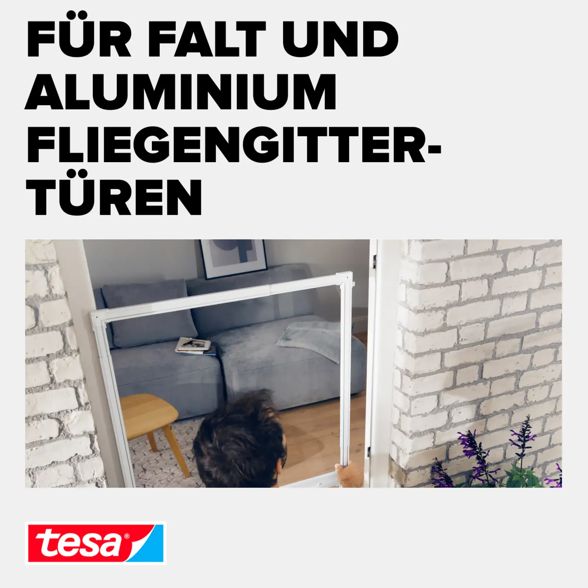 tesa Adapter FALT 35 x 43 x 48 mm anthrazit