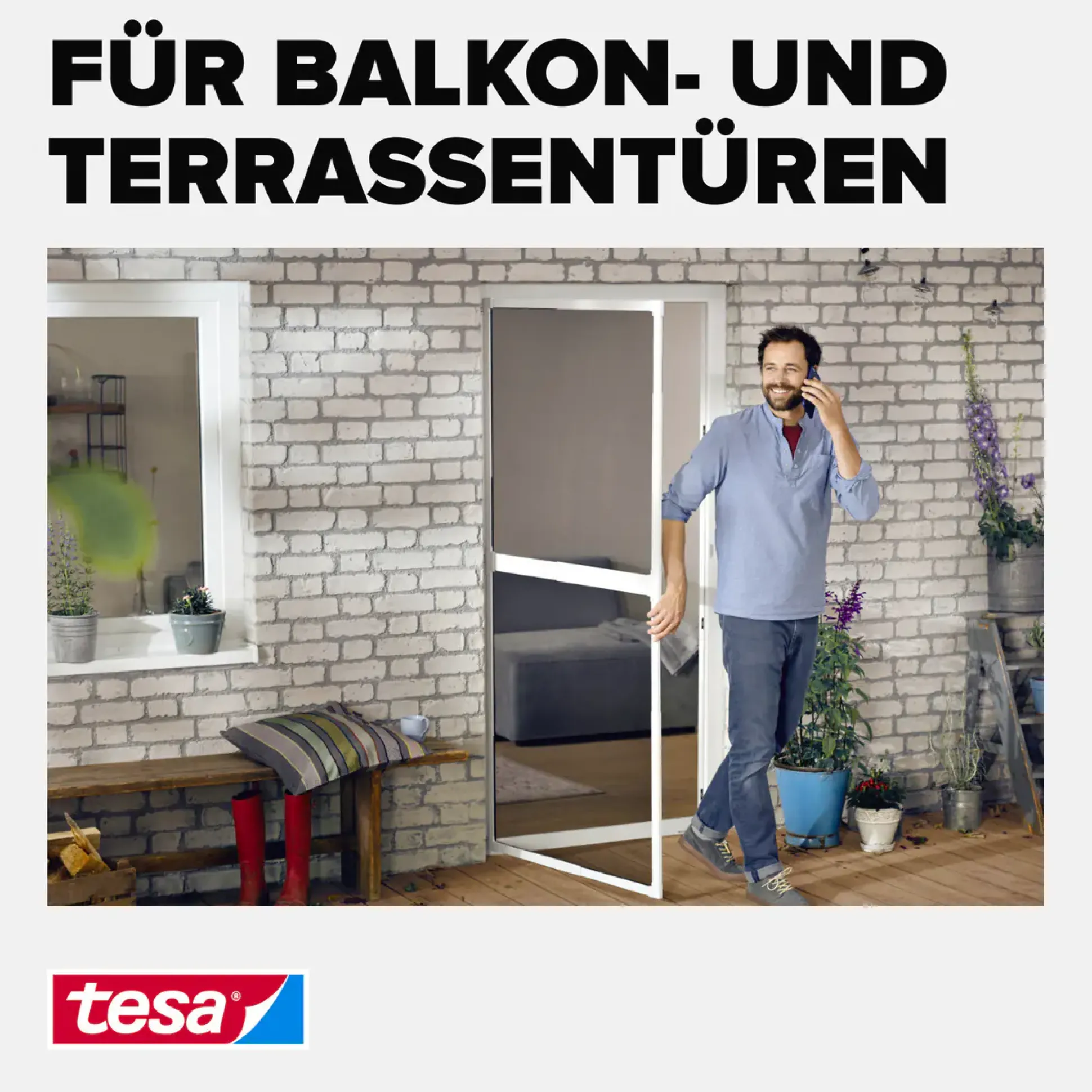 tesa Adapter FALT 35 x 43 x 48 mm weiß