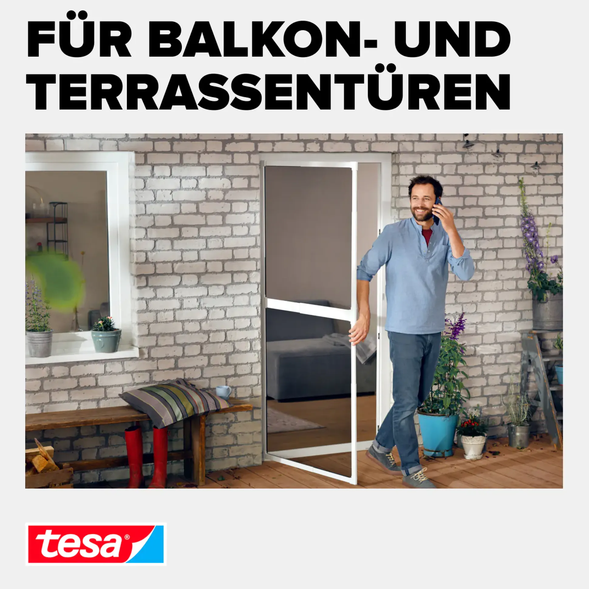tesa Adapter FALT 35 x 43 x 48 mm weiß
