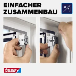 tesa Adapter FALT 35 x 43 x 48 mm weiß