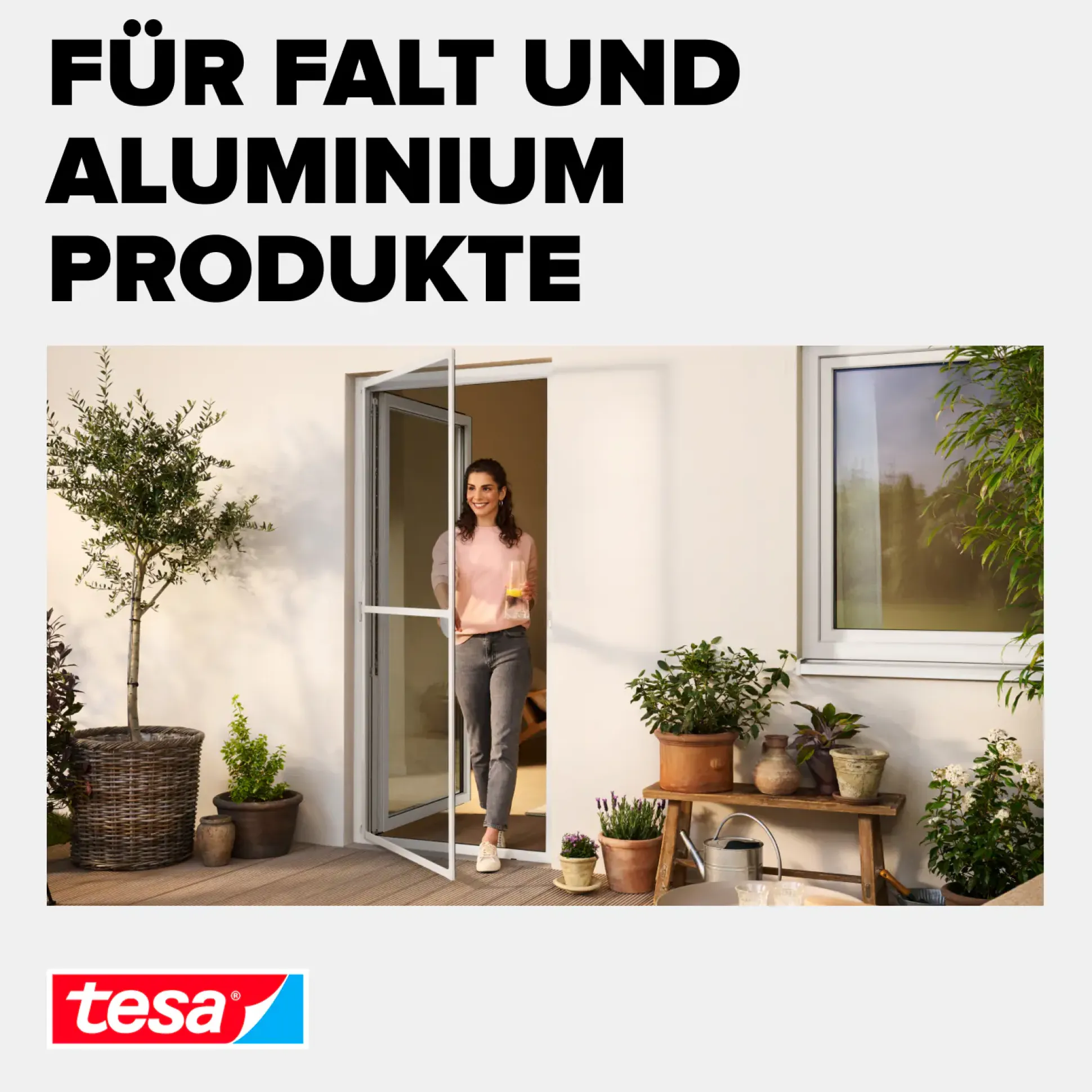 tesa Fliegengitter COMFORT Ersatzrolle 120 x 250 cm - anthrazit