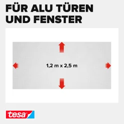 tesa Fliegengitter COMFORT Ersatzrolle 120 x 250 cm - anthrazit