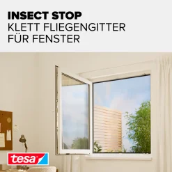 tesa Fliegengitter STANDARD 130 x 150 cm anthrazit individuell kürzbar