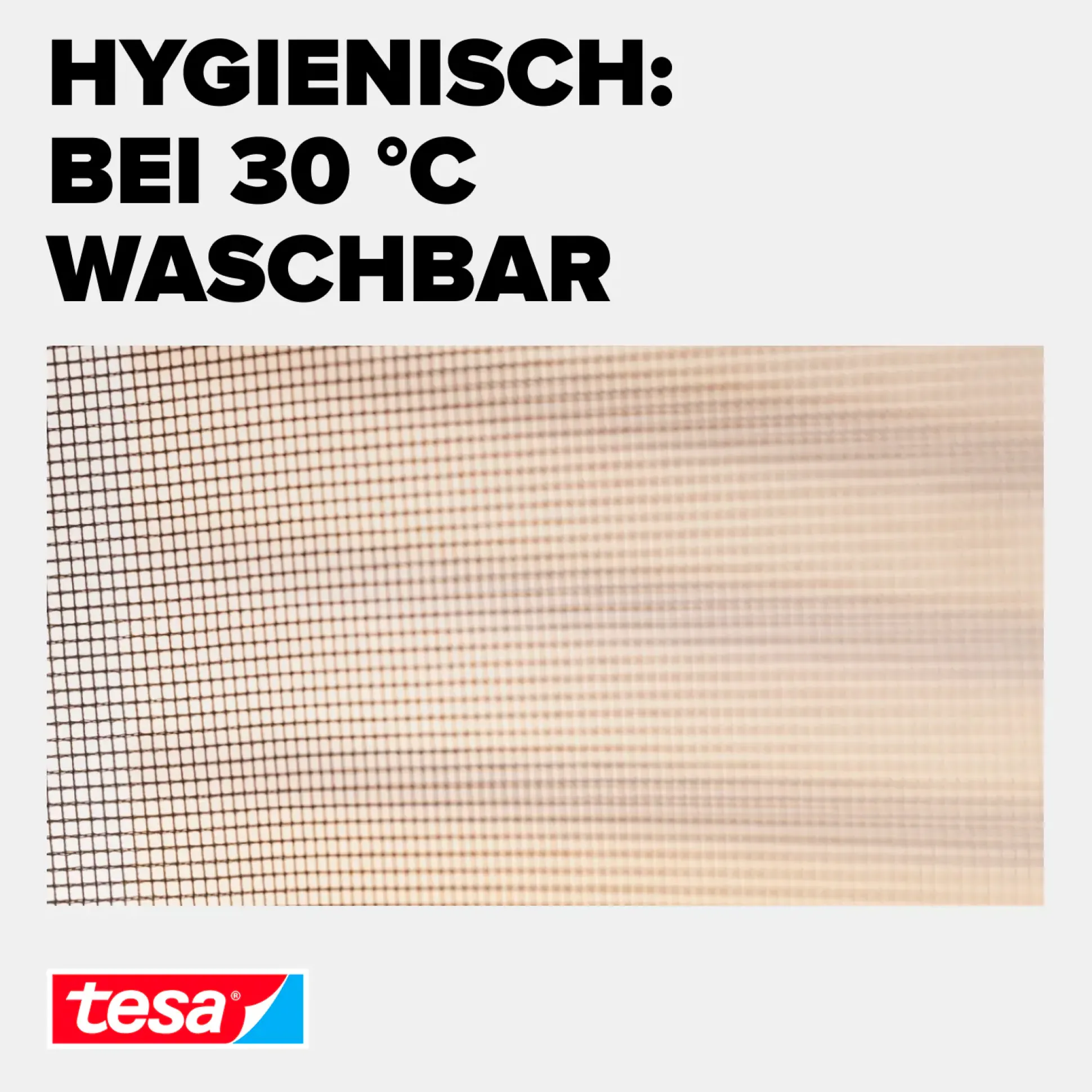 tesa Fliegengitter STANDARD 130 x 150 cm weiß individuell kürzbar