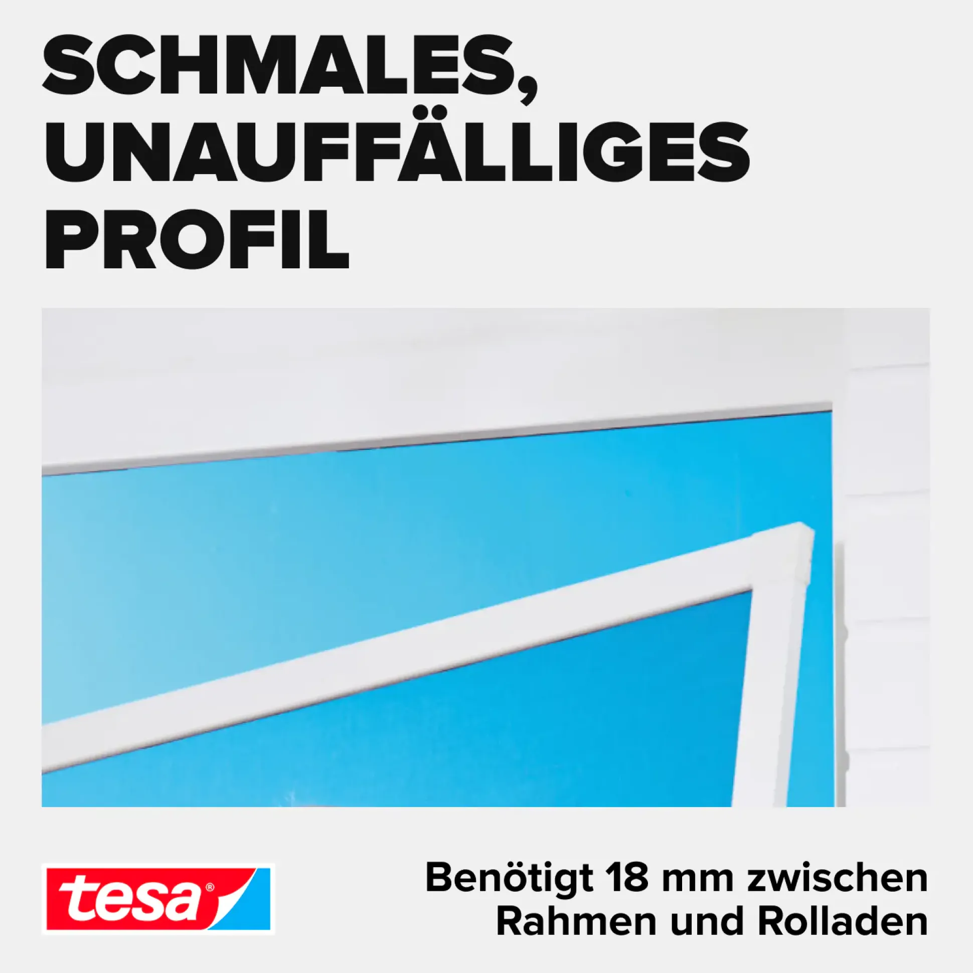 tesa Fliegengitter-Tür Comfort Alurahmen 100 x 220 cm weiß