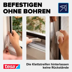 tesa Fliegenschutz-Fenster COMFORT 170 x 180 cm - anthrazit