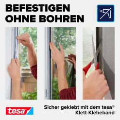 tesa Fliegenschutz-Lamellenvorhang Comfort 120 x 250 cm anthrazit kürzbar
