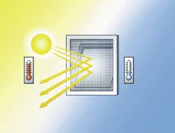 tesa Insektenschutz-Fenster SUN PROTECT 130 x 150 cm anthrazit