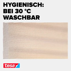 tesa Insektenschutz-Fenster COMFORT 130 x 130 cm anthrazit