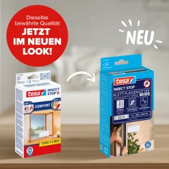 tesa Insektenschutz-Fenster COMFORT 120 x 240 cm weiß